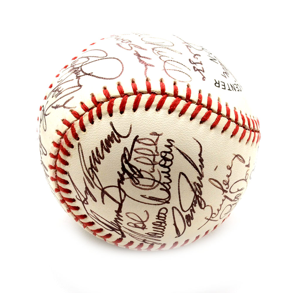 1990 Reds Signed Baseball