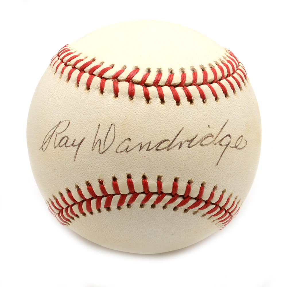 Ray Dandridge Sign Baseball