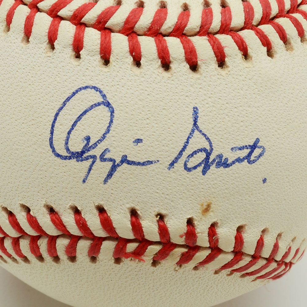 Ozzie Smith Signed Baseball