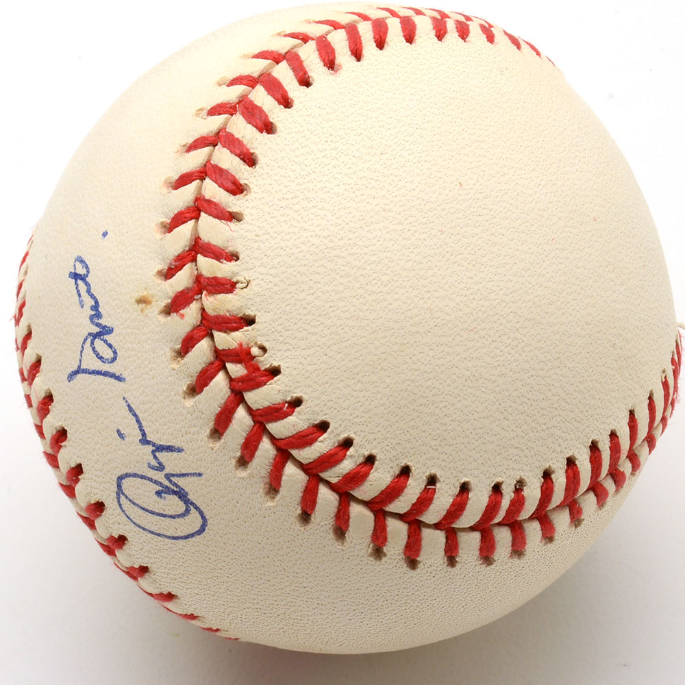 Ozzie Smith Signed Baseball
