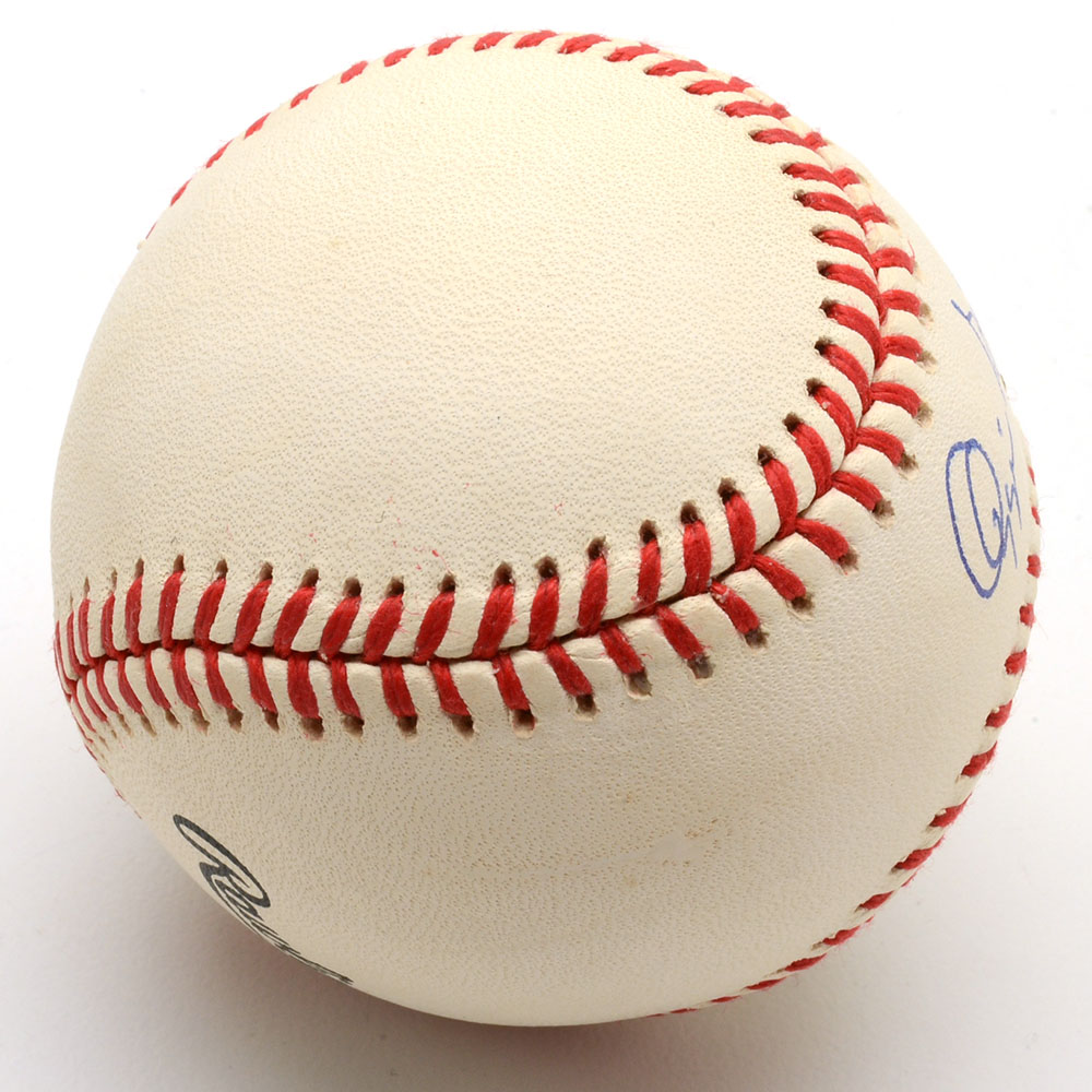Ozzie Smith Signed Baseball