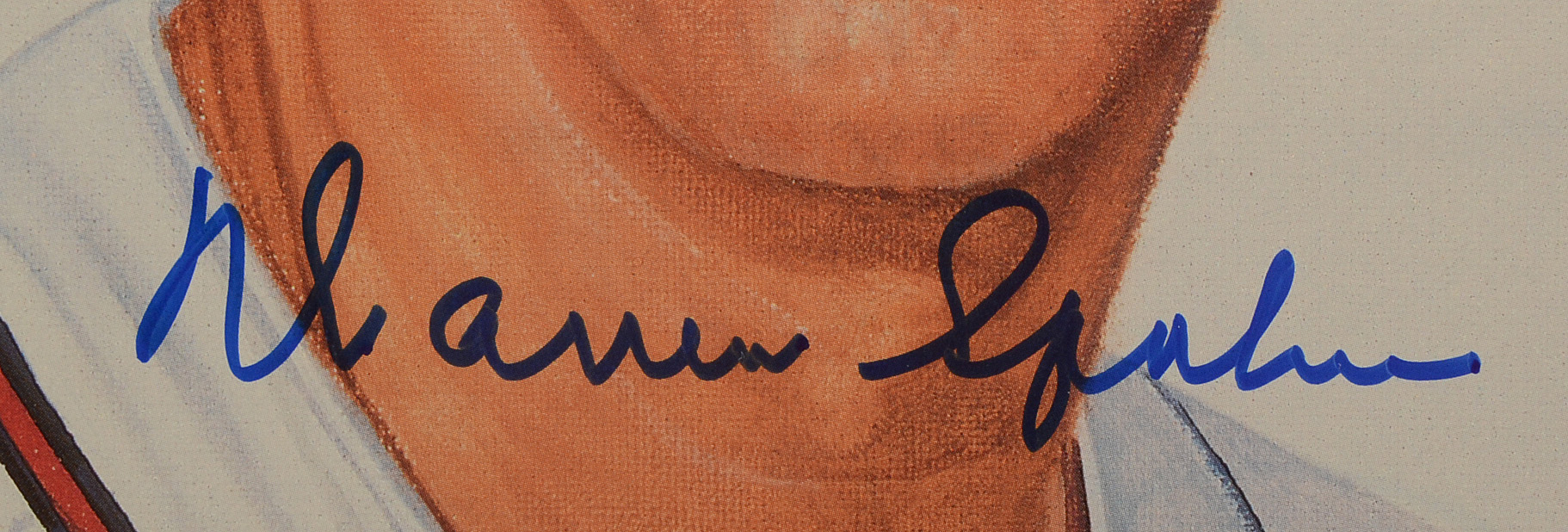 Warren Spahn Milwaukee Braves Signed Print