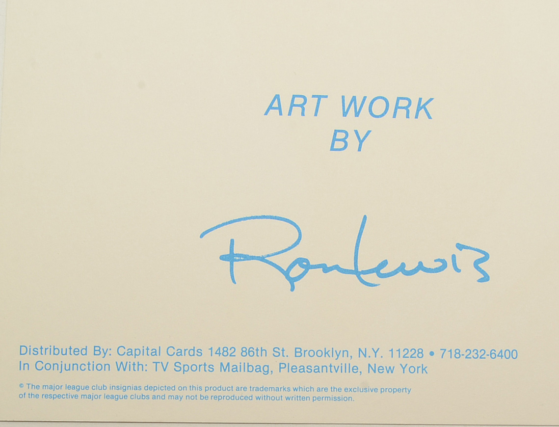 Warren Spahn Milwaukee Braves Signed Print