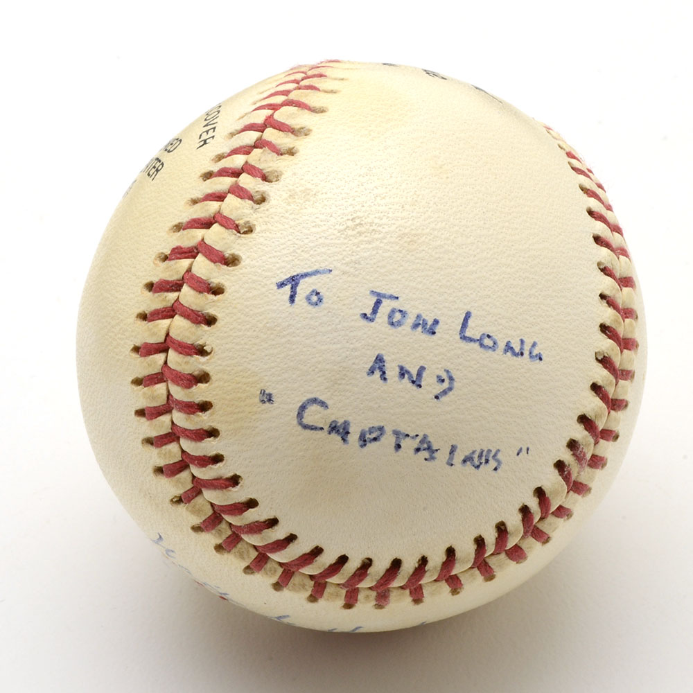 Waite Hoyt Signed Baseball