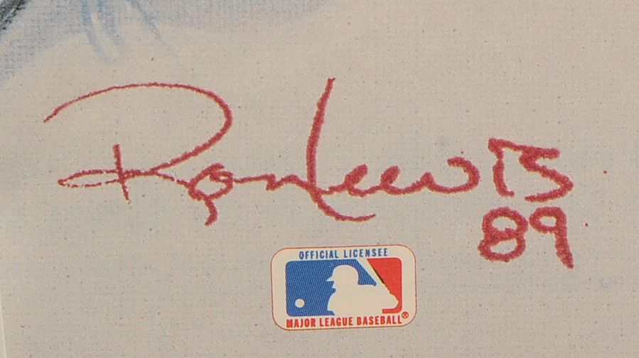 Bob Feller Cleveland Indians Signed Print