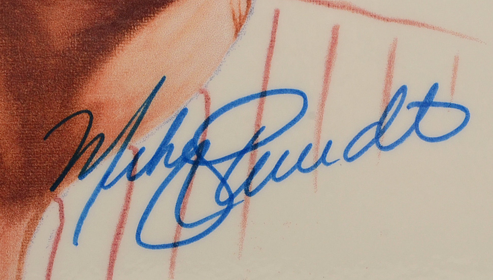 Mike Schmidt Signed "Living Legends" Baseball Print