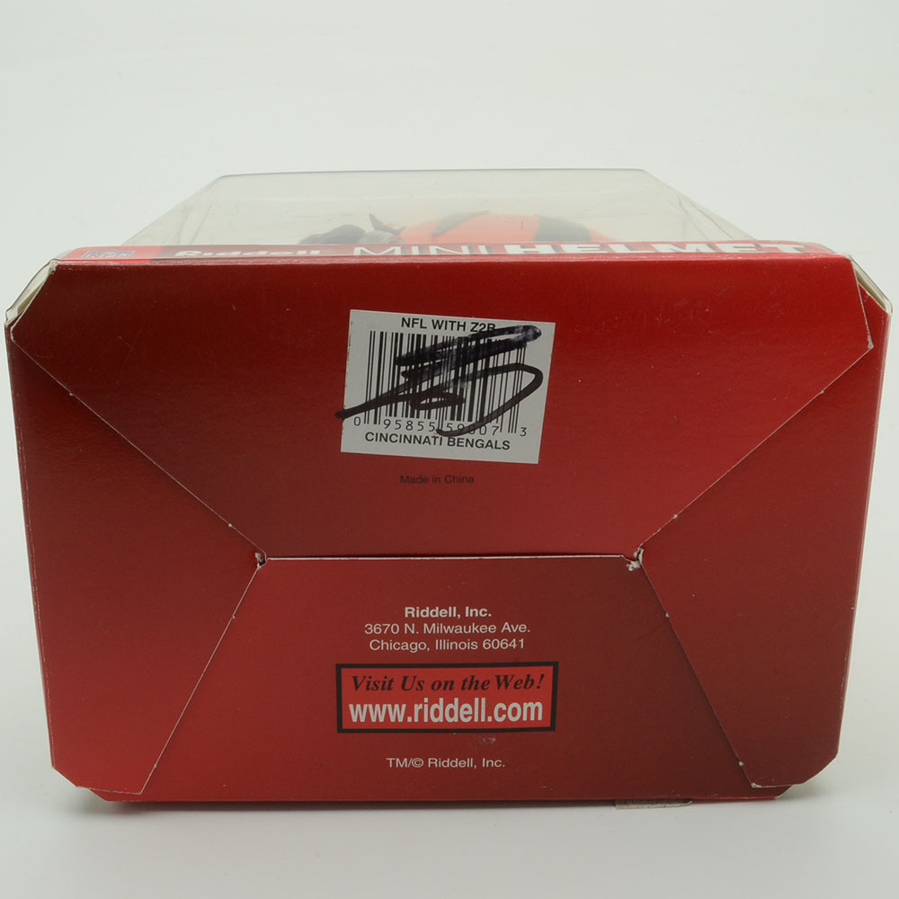 Rudi Johnson Signed Helmet