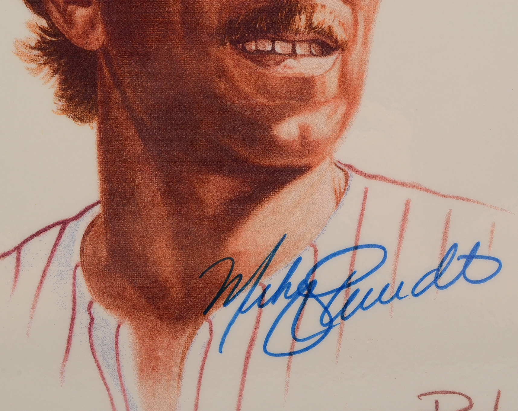 Mike Schmidt Signed "Living Legends" Baseball Print