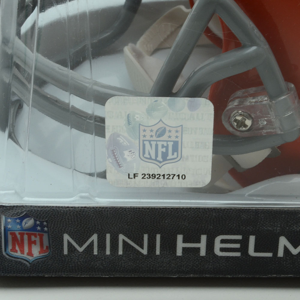 Greg Cook Signed Helmet  COA