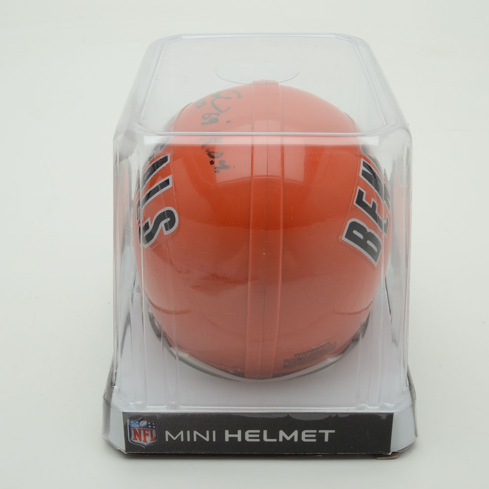 Greg Cook Signed Helmet  COA