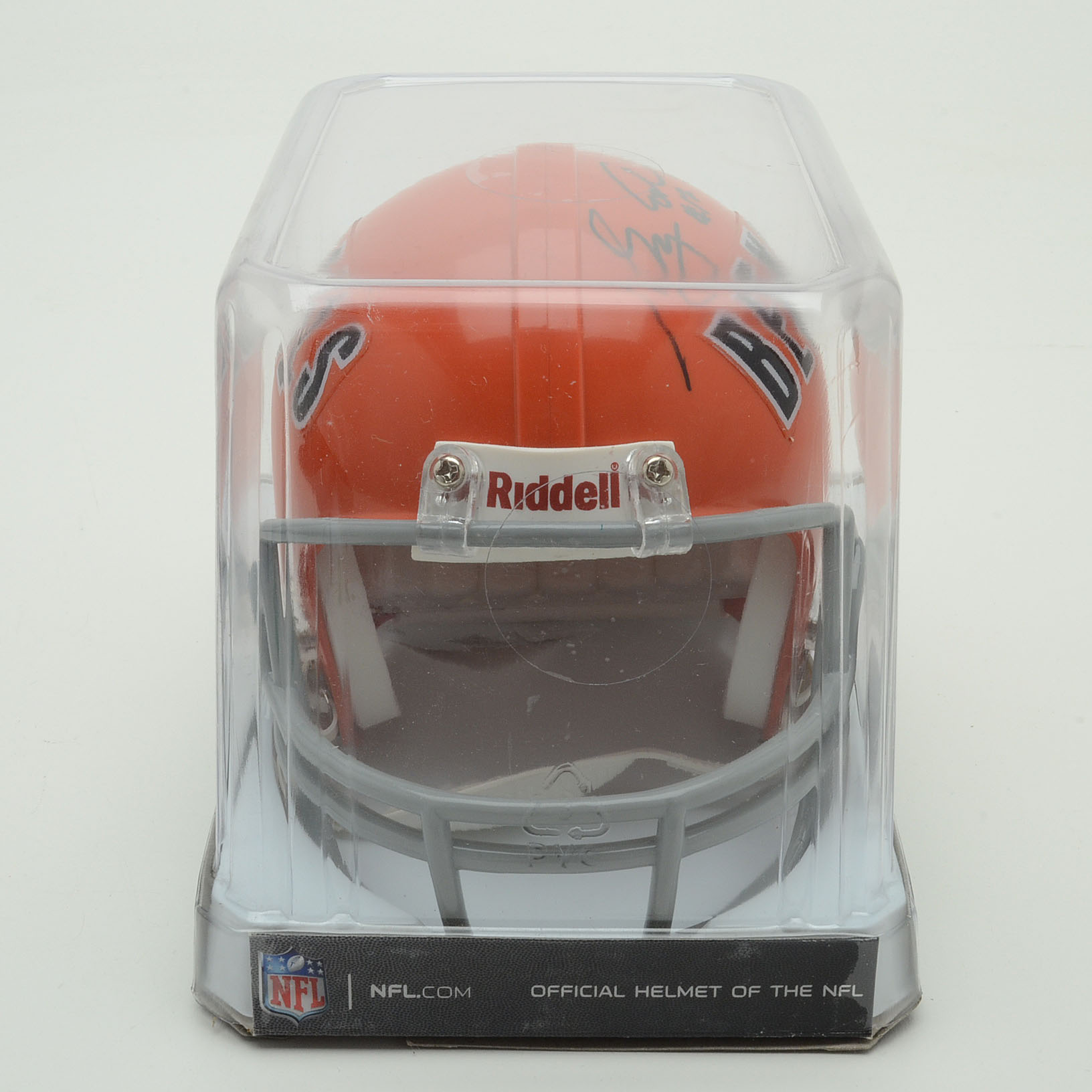 Greg Cook Signed Helmet  COA