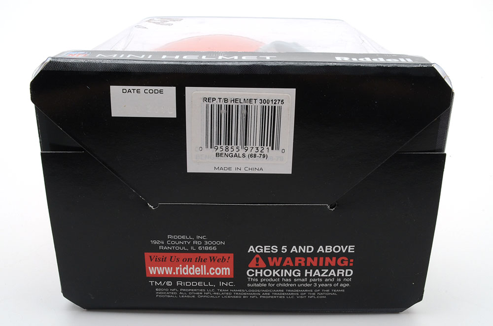 Greg Cook Signed Helmet  COA