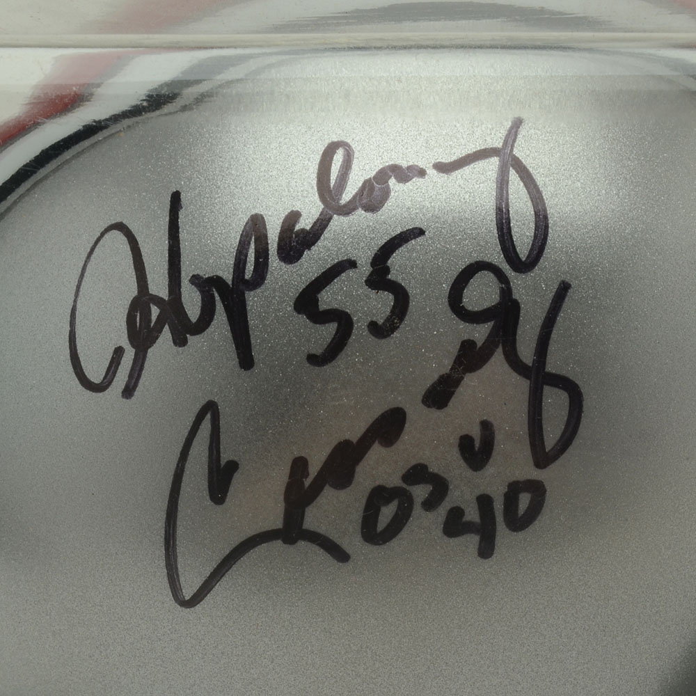 Hopalong Cassady Signed Helmet  COA