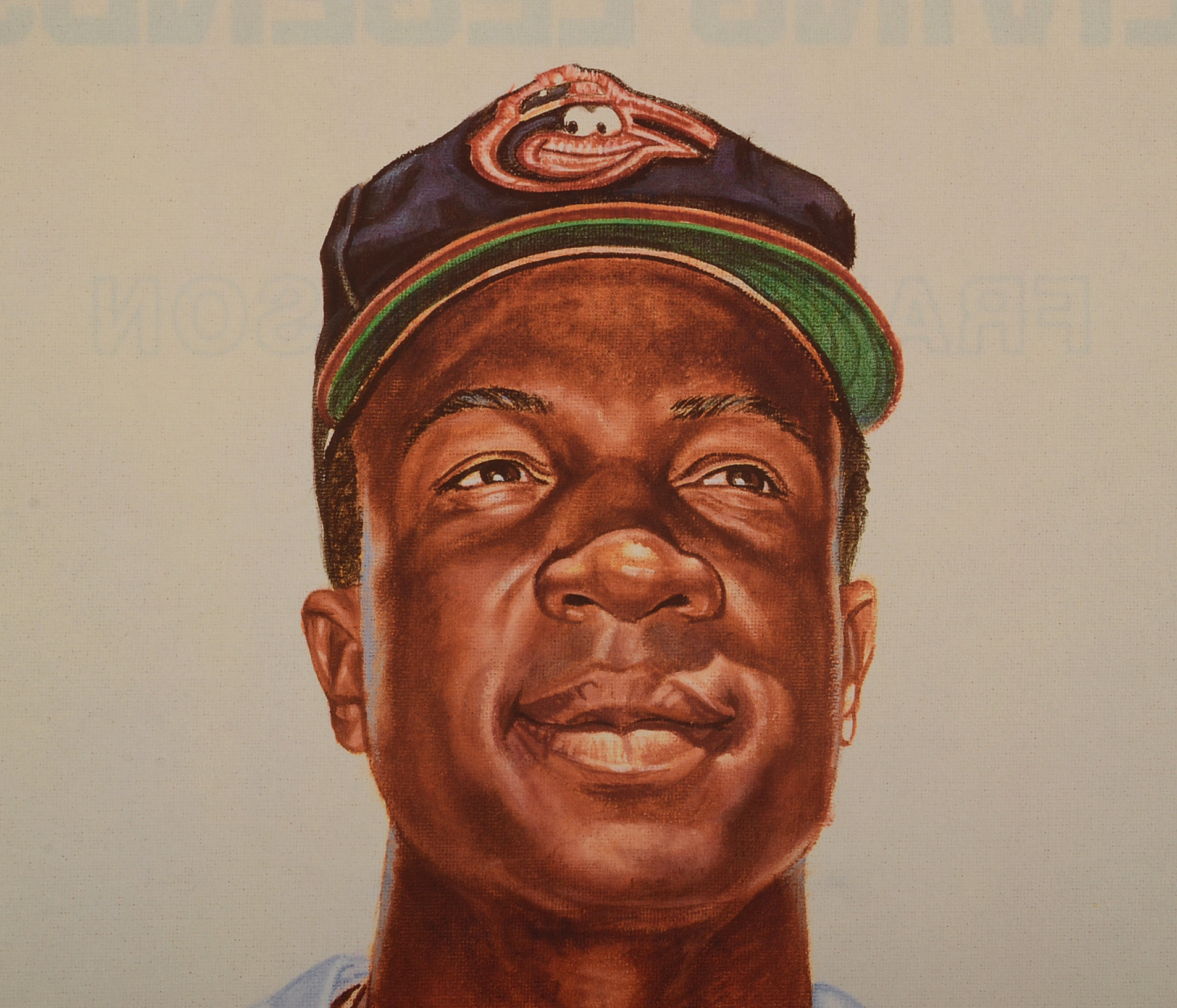 Frank Robinson Signed "Living Legends" Baseball Print