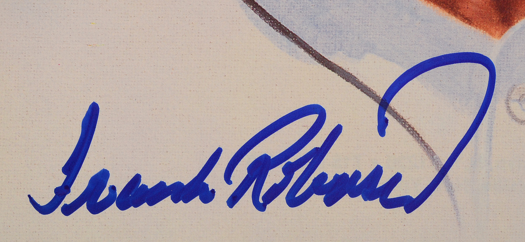 Frank Robinson Signed "Living Legends" Baseball Print