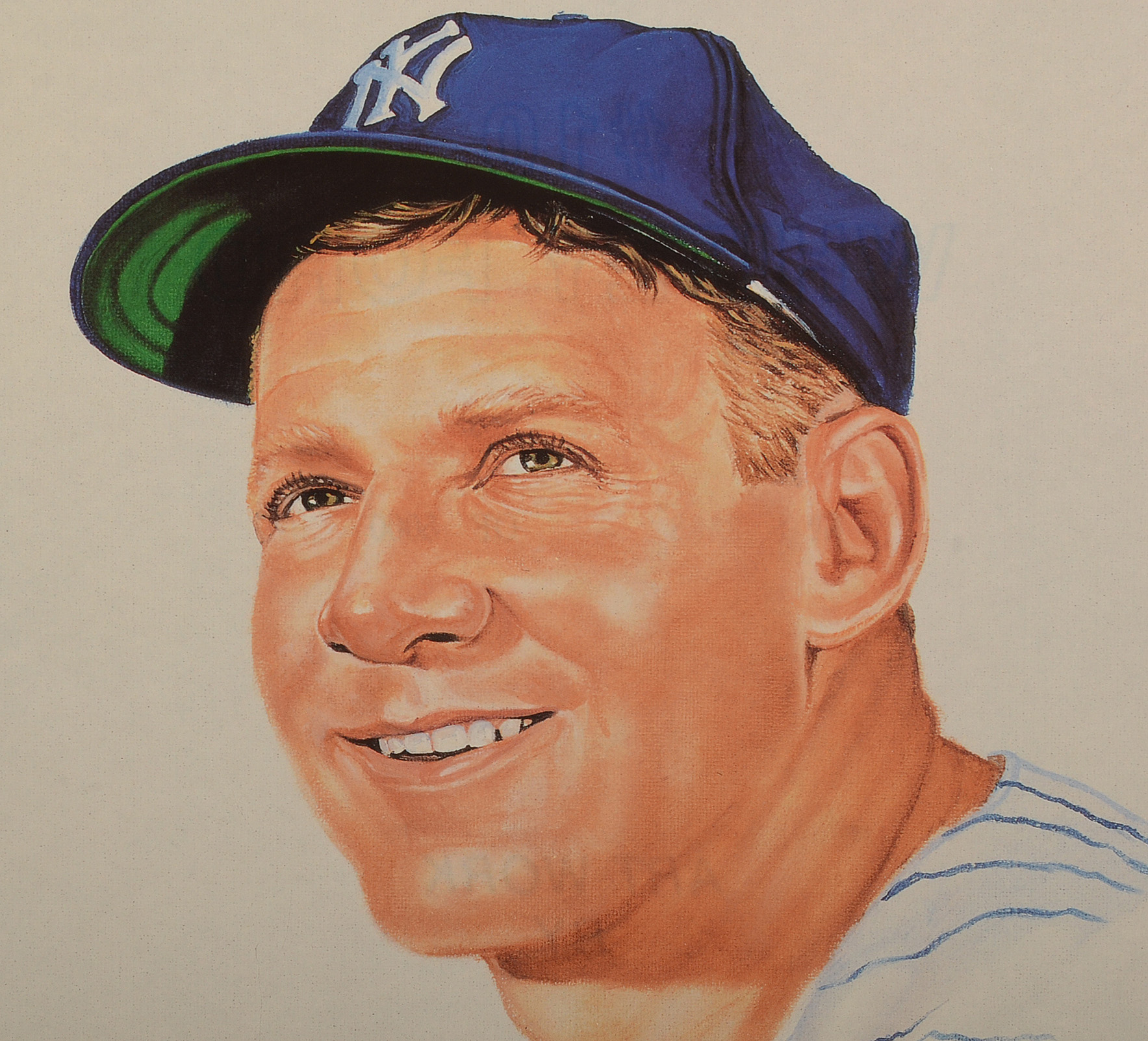 Whitey Ford Signed "Living Legends" Artwork JSA