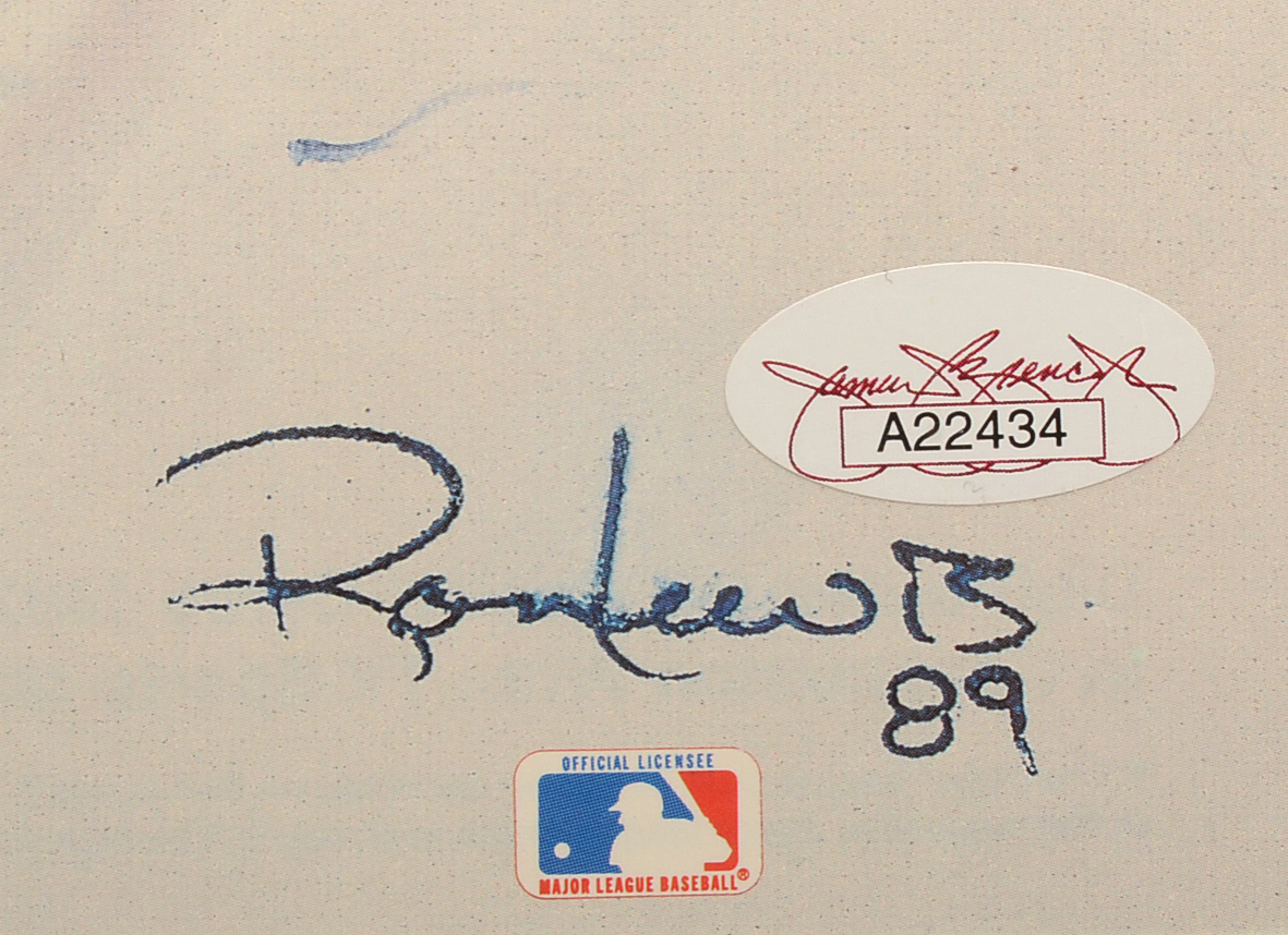 Whitey Ford Signed "Living Legends" Artwork JSA