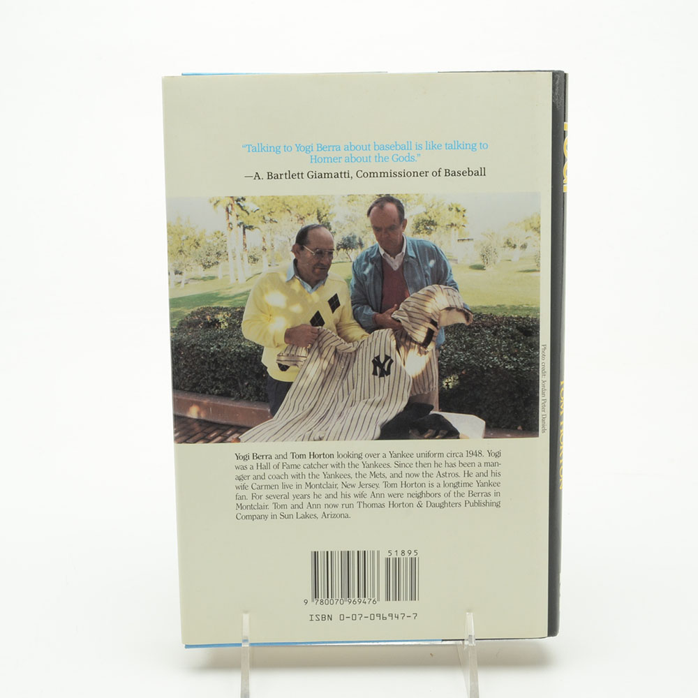 Yogi Berra Signed Book  COA