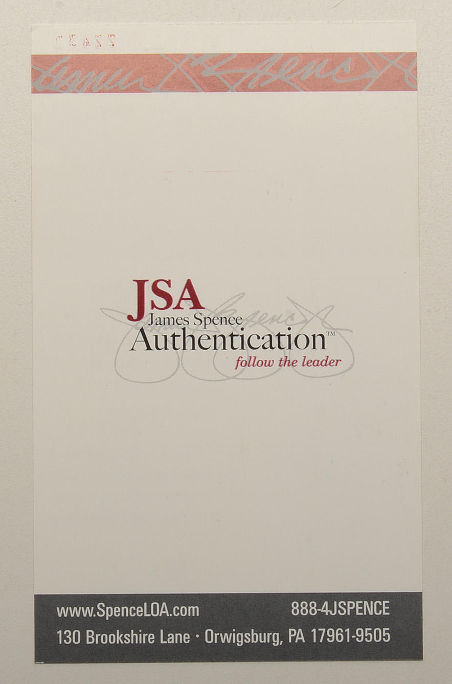 Whitey Ford Signed "Living Legends" Artwork JSA