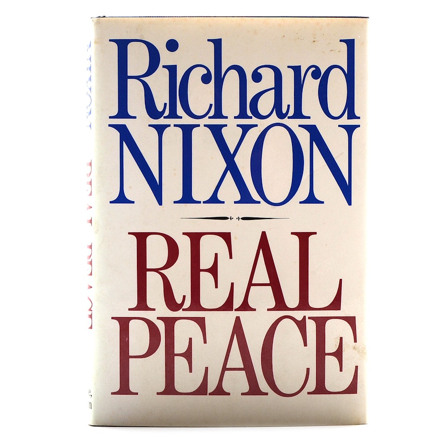 Richard Nixon Signed Book "Real Peace"