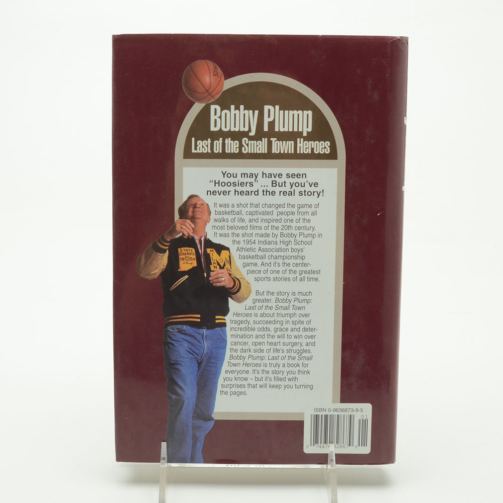 Bobby Plump ("Hoosiers") Signed Book