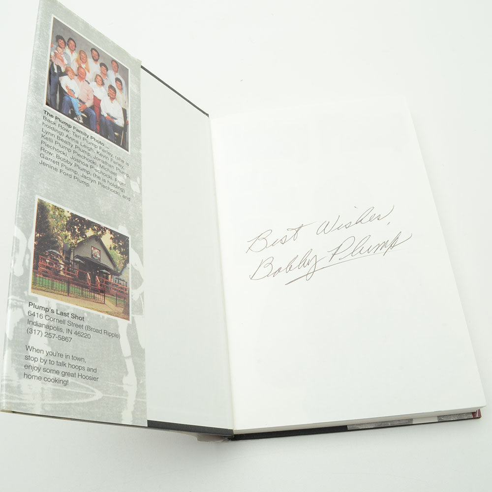 Bobby Plump ("Hoosiers") Signed Book