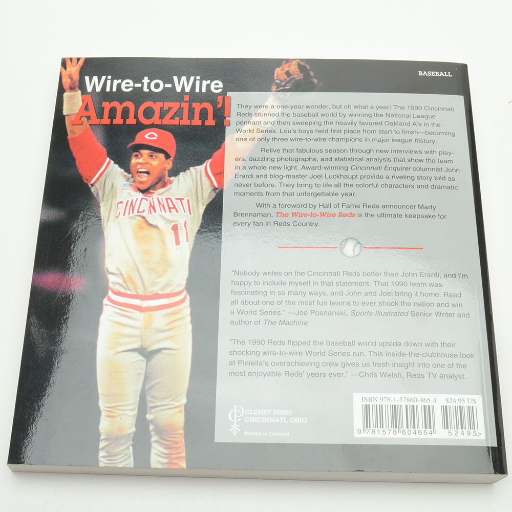 Two Autographed Reds Books