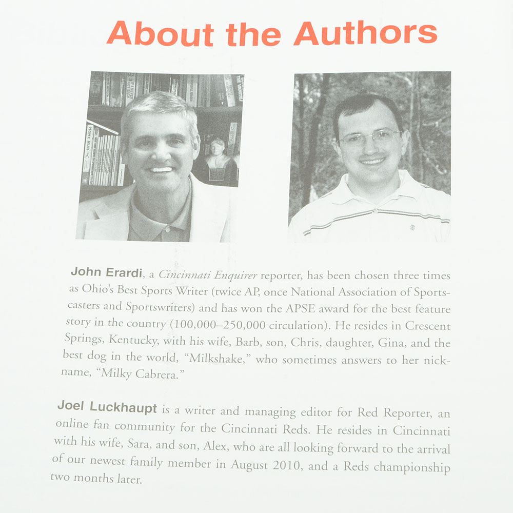 Two Autographed Reds Books