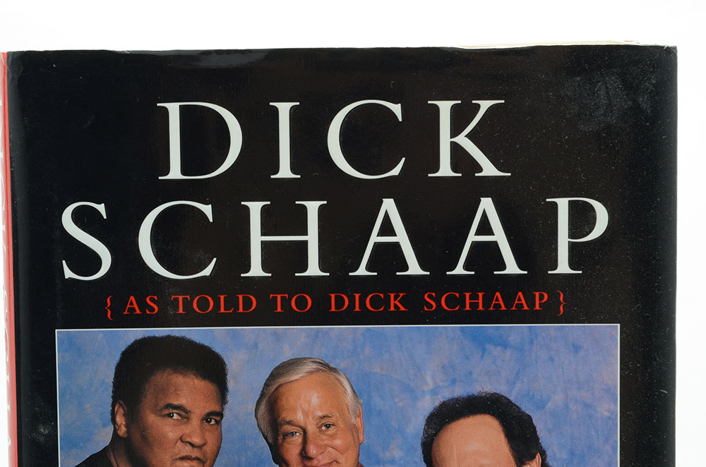 Signed First Edition Dick Schaap "Flashing Before My Eyes"