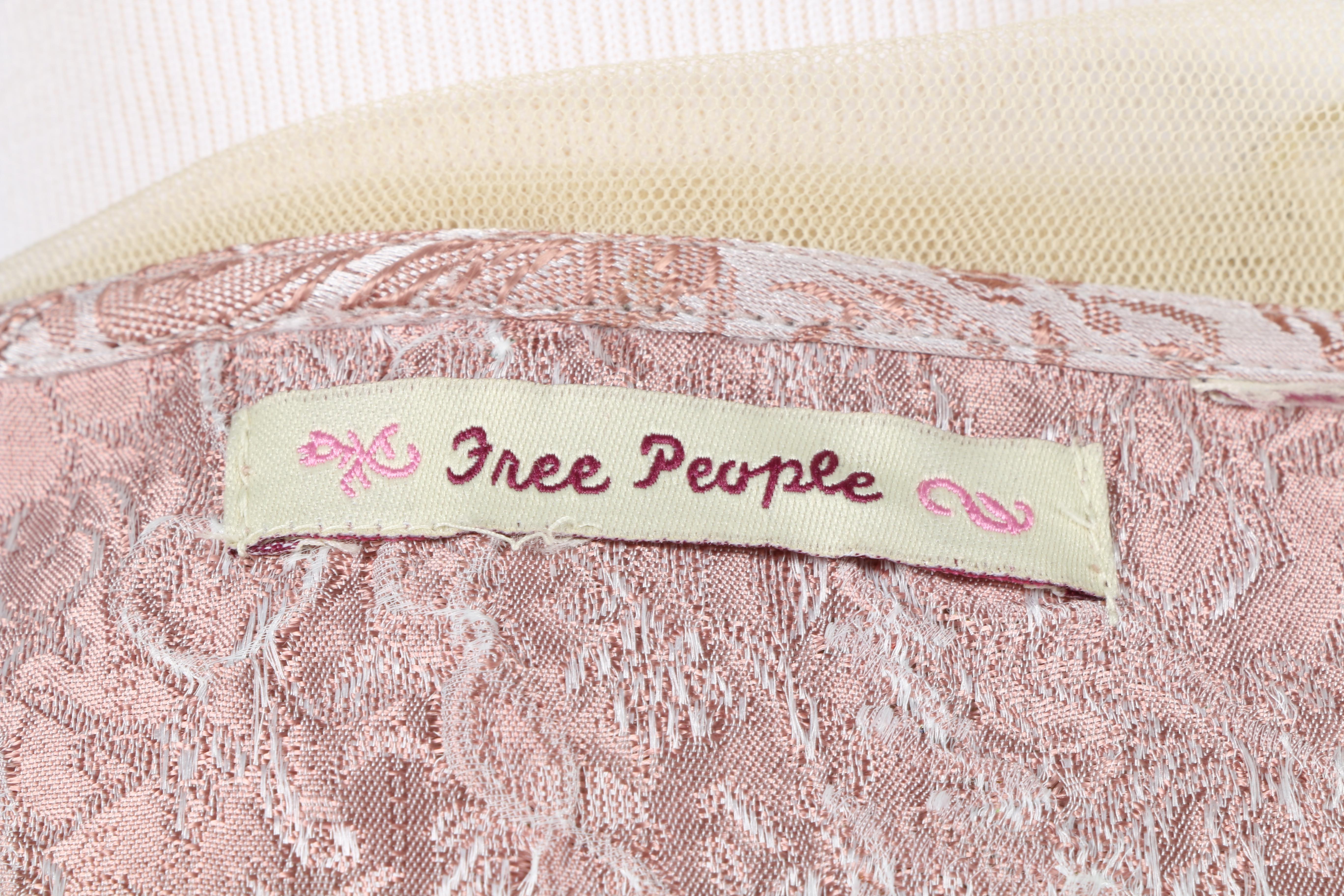 Blue Silk Francine Dress and Silk Trimmed Free People Jacket