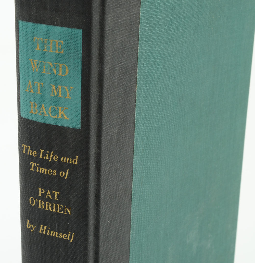 "The Wind At My Back" Pat O'Brien Signed Book