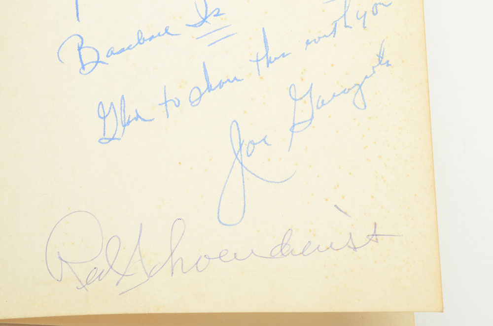 Joe Garagiola and Others Signed Book "Baseball Is a Funny Game"