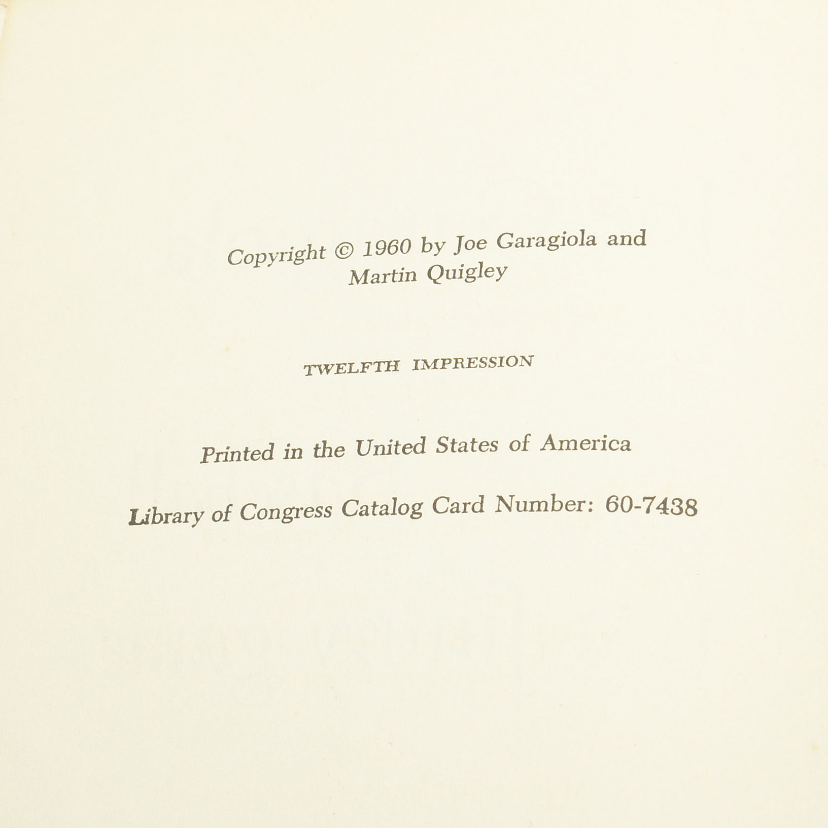 Joe Garagiola and Others Signed Book "Baseball Is a Funny Game"