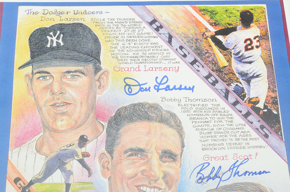 Larsen, Thomson and Vander Meer Signed Print