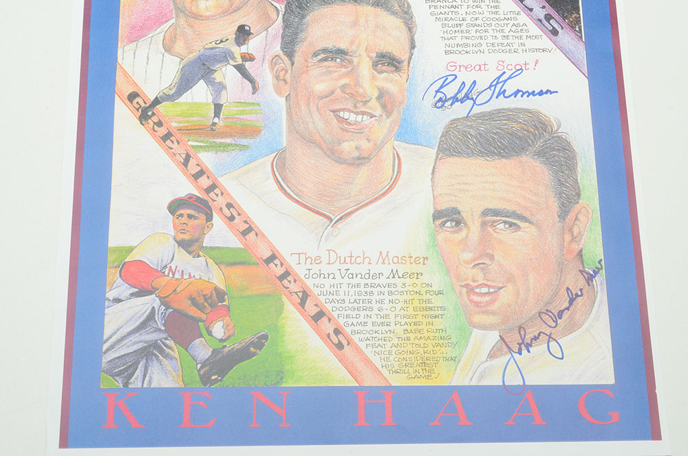 Larsen, Thomson and Vander Meer Signed Print