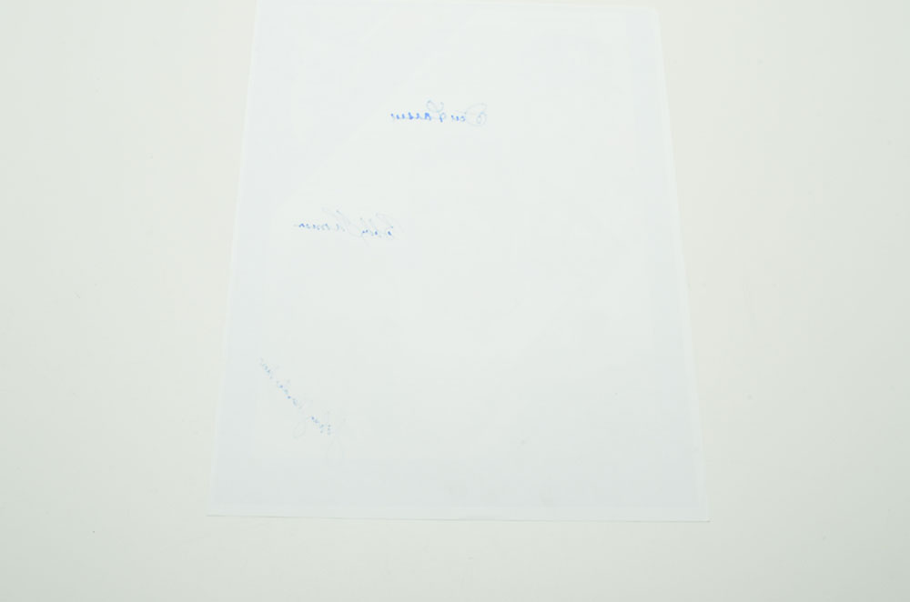 Larsen, Thomson and Vander Meer Signed Print