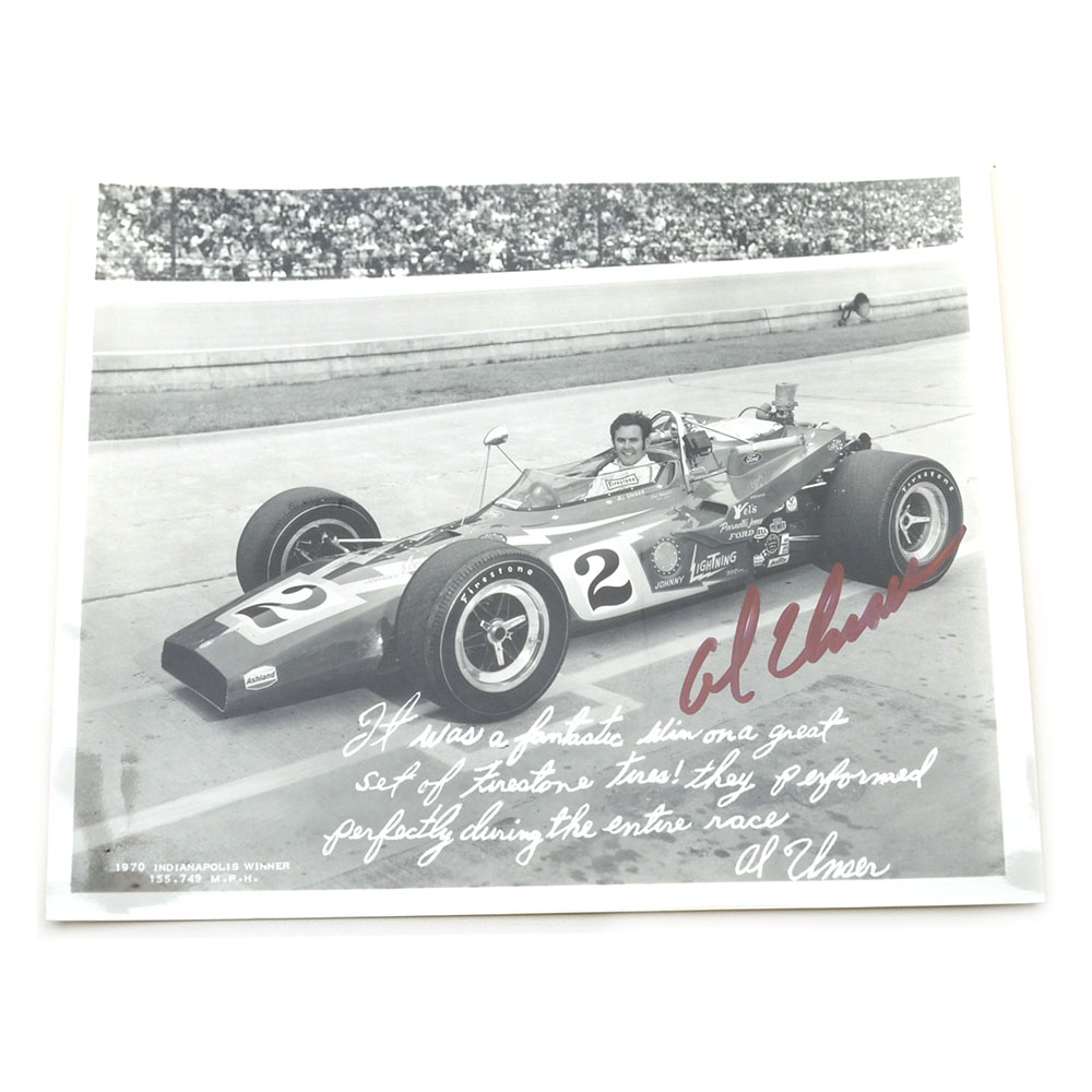 Al Unser Signed Photo