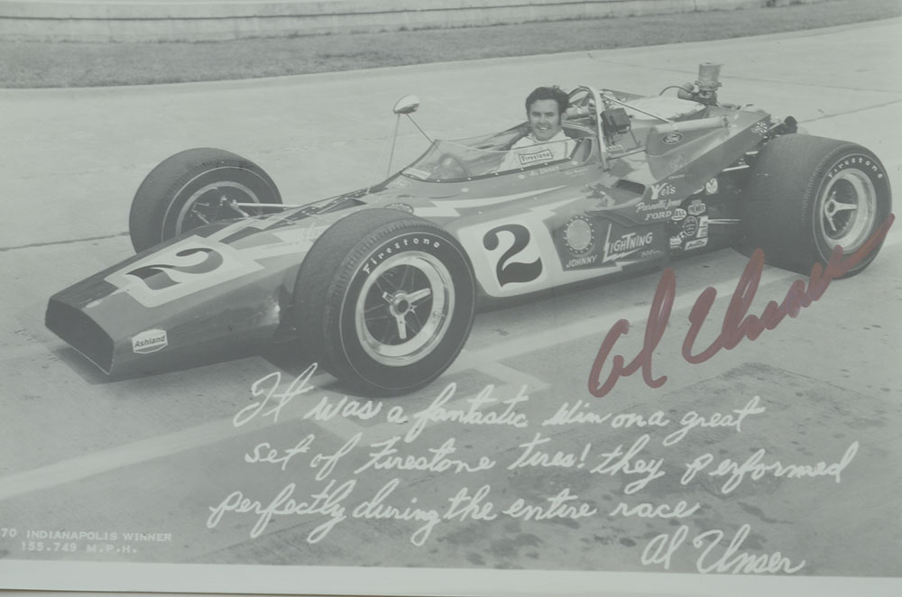 Al Unser Signed Photo