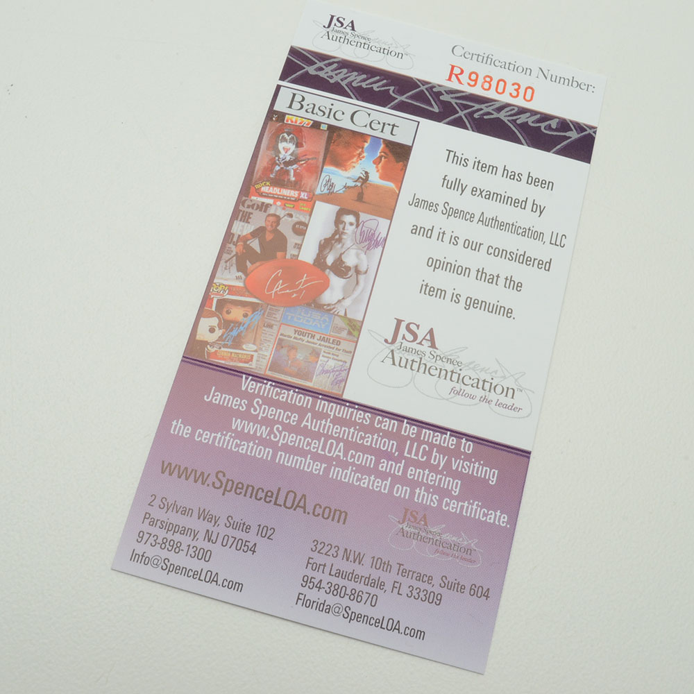 Joe McCarthy Signature  COA