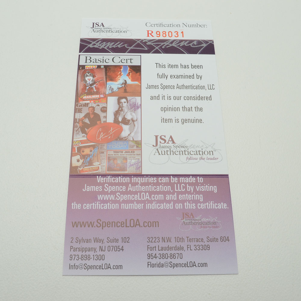 Byron Nelson Signed Card  COA