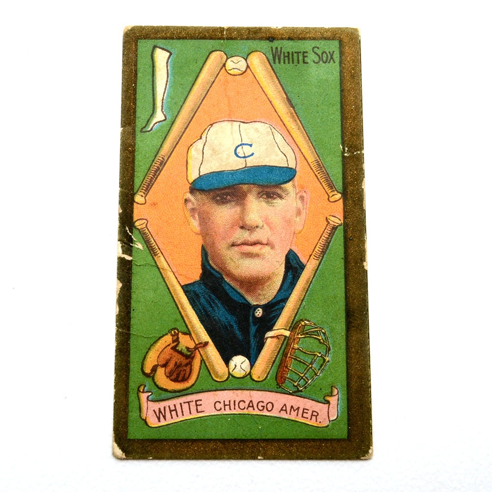 Early 1900s Doc White Chicago White Sox Hassan Tobacco Card