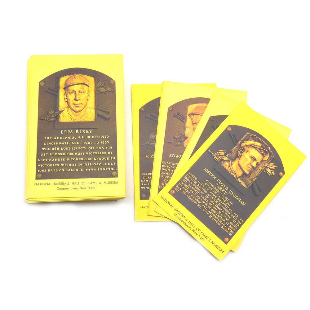 Approximately One Hundred Baseball HOF Baseball Postcards
