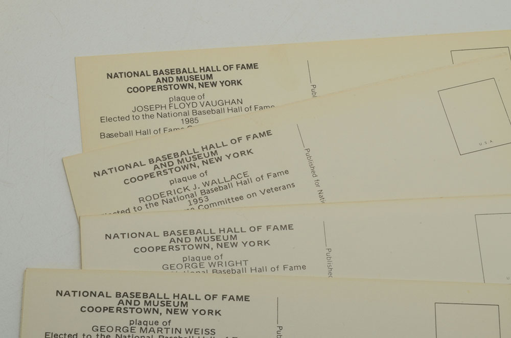 Approximately One Hundred Baseball HOF Baseball Postcards