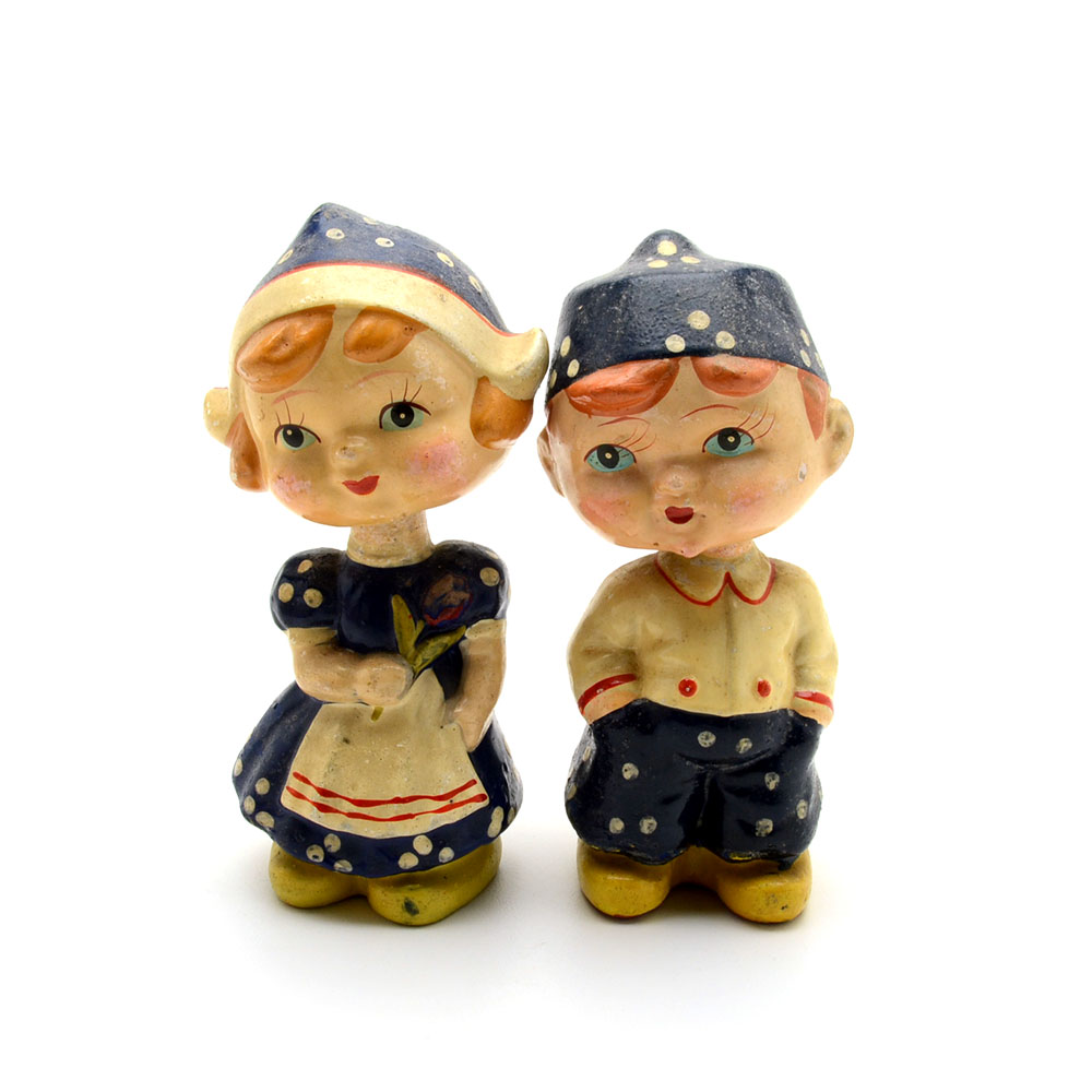 Dutch Girl and Boy Bobbleheads