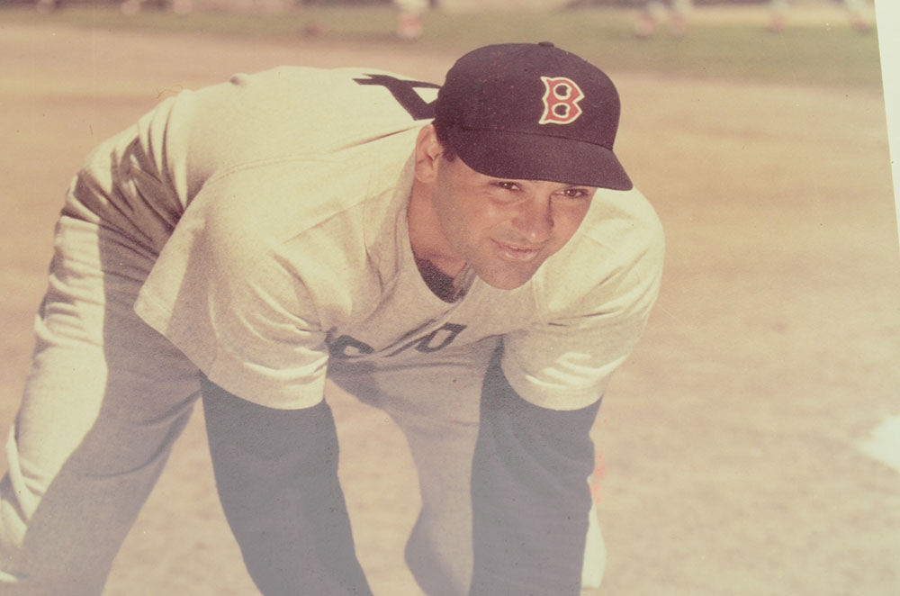 Lou Boudreau Signed Photo and 1948 Indians Scorebook