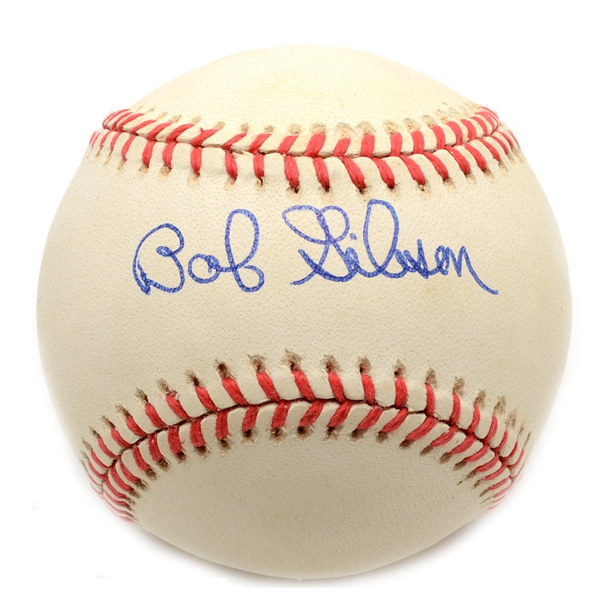 Bob Gibson Signed Baseball