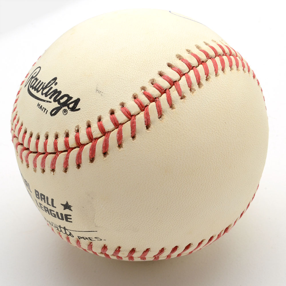 Pete Rose Signed Giamatti Baseball