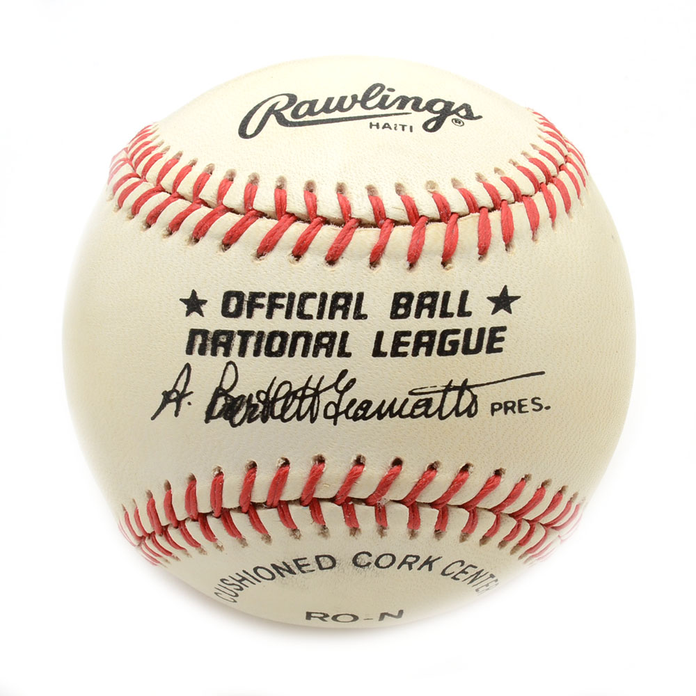 A. Bartlett Giamatti Unused Baseball