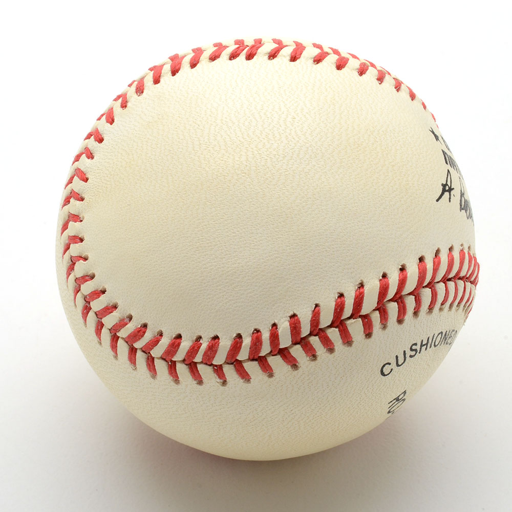 A. Bartlett Giamatti Unused Baseball