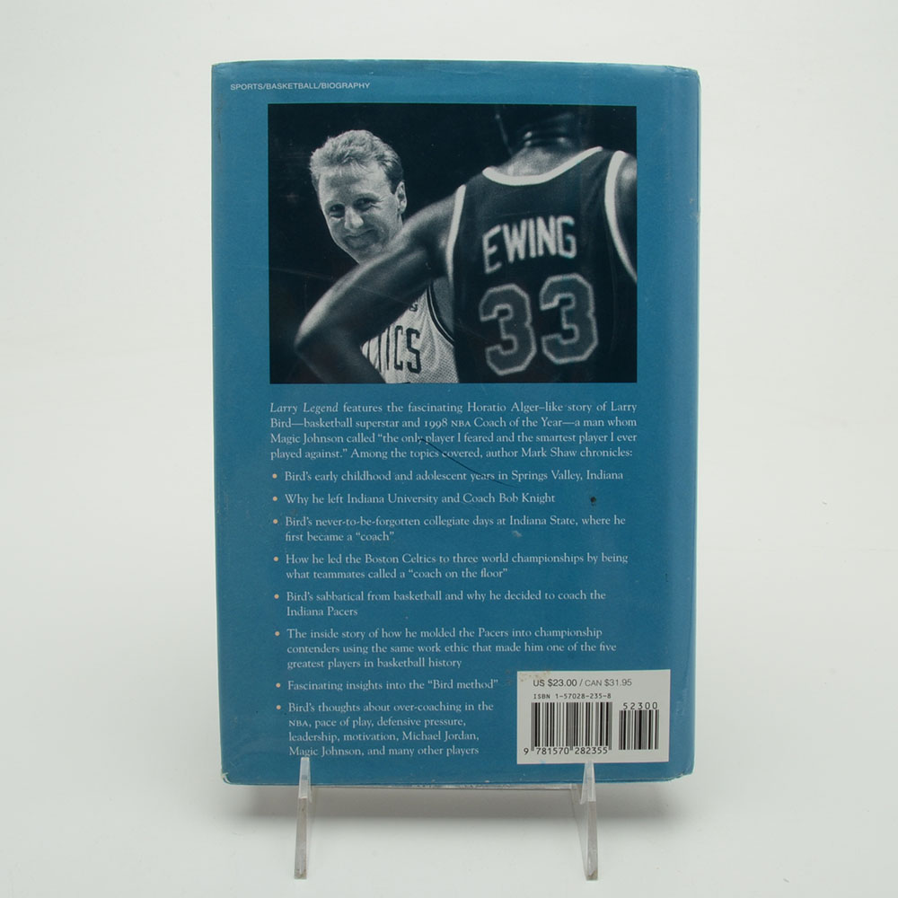 Mark Shaw Signed "Larry Legend" Book